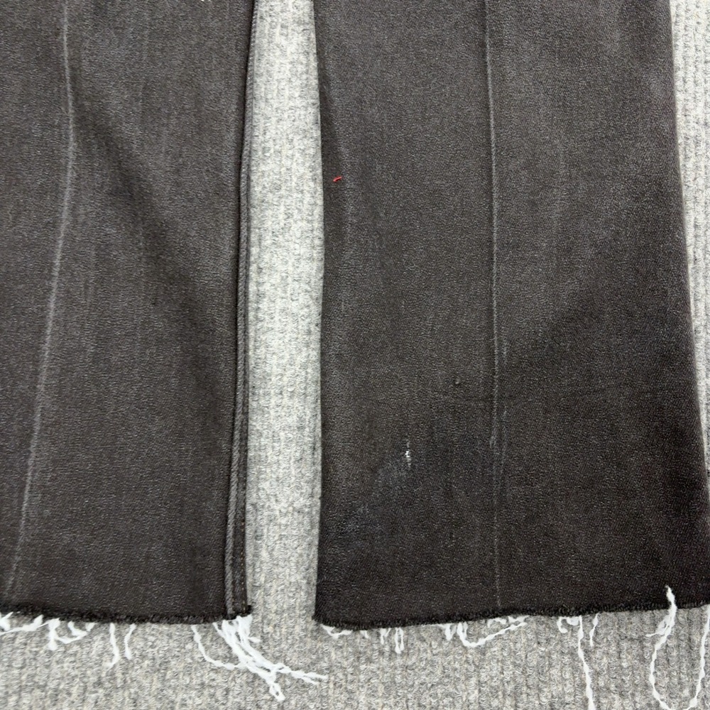 Vintage Levis 517 Jeans Mens 36 Black Cotton Poly Orange Tab Bootcut Raw Hem 90s - Picture 7 of 9